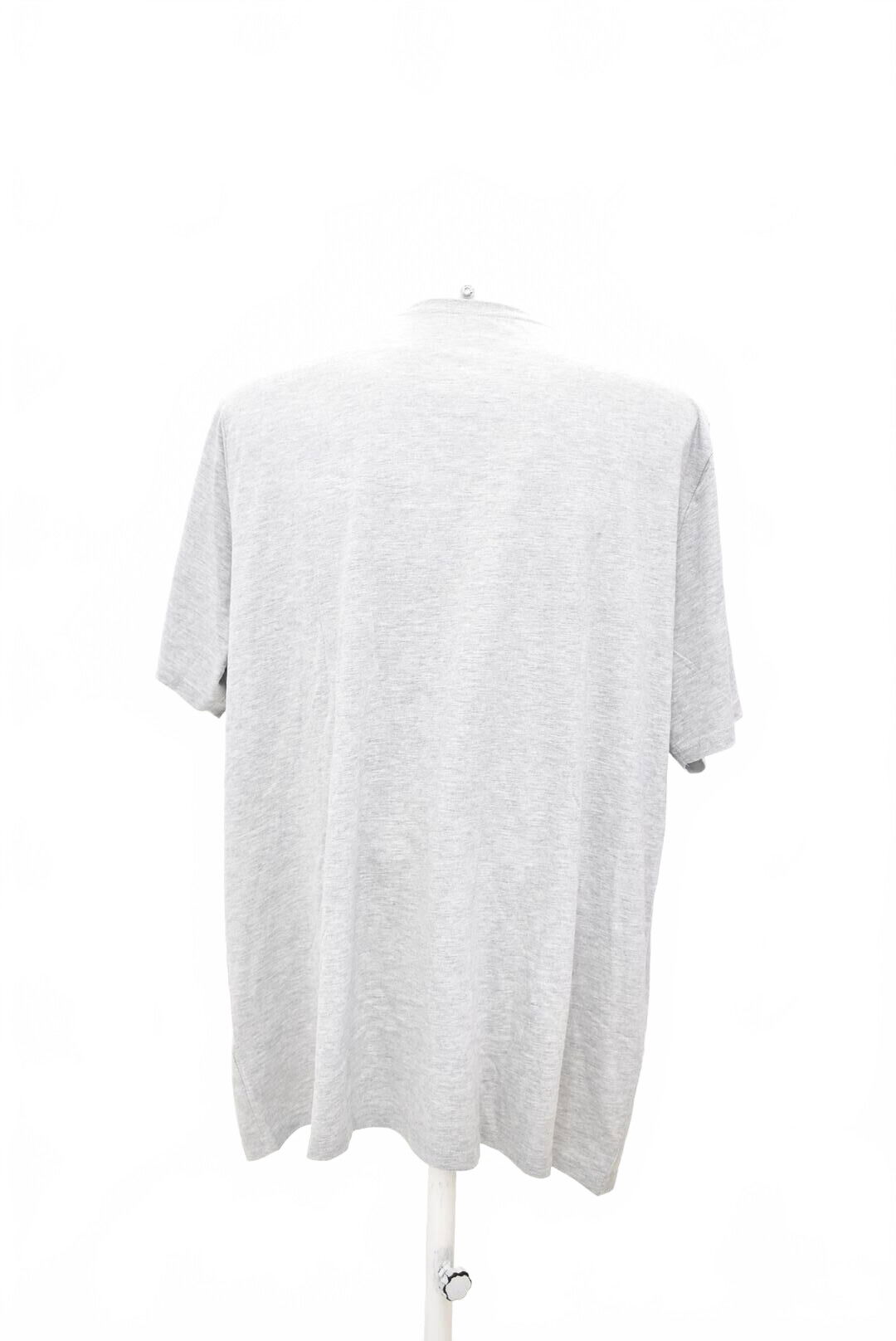 Pánské tričko Livergy s potiskem, barva šedá, velikost 4XL