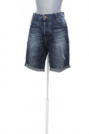 Pánské kraťasy Bershka, barva denim, velikost 42