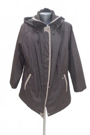 Dámská bunda Baty, barva hnědá, velikost 2XL