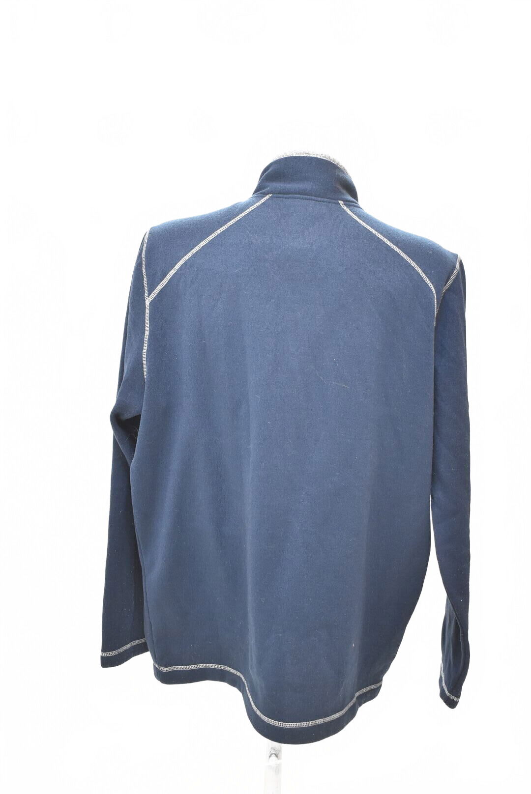 Pánská mikina Livergy bez potisku, barva modrá, velikost 2XL