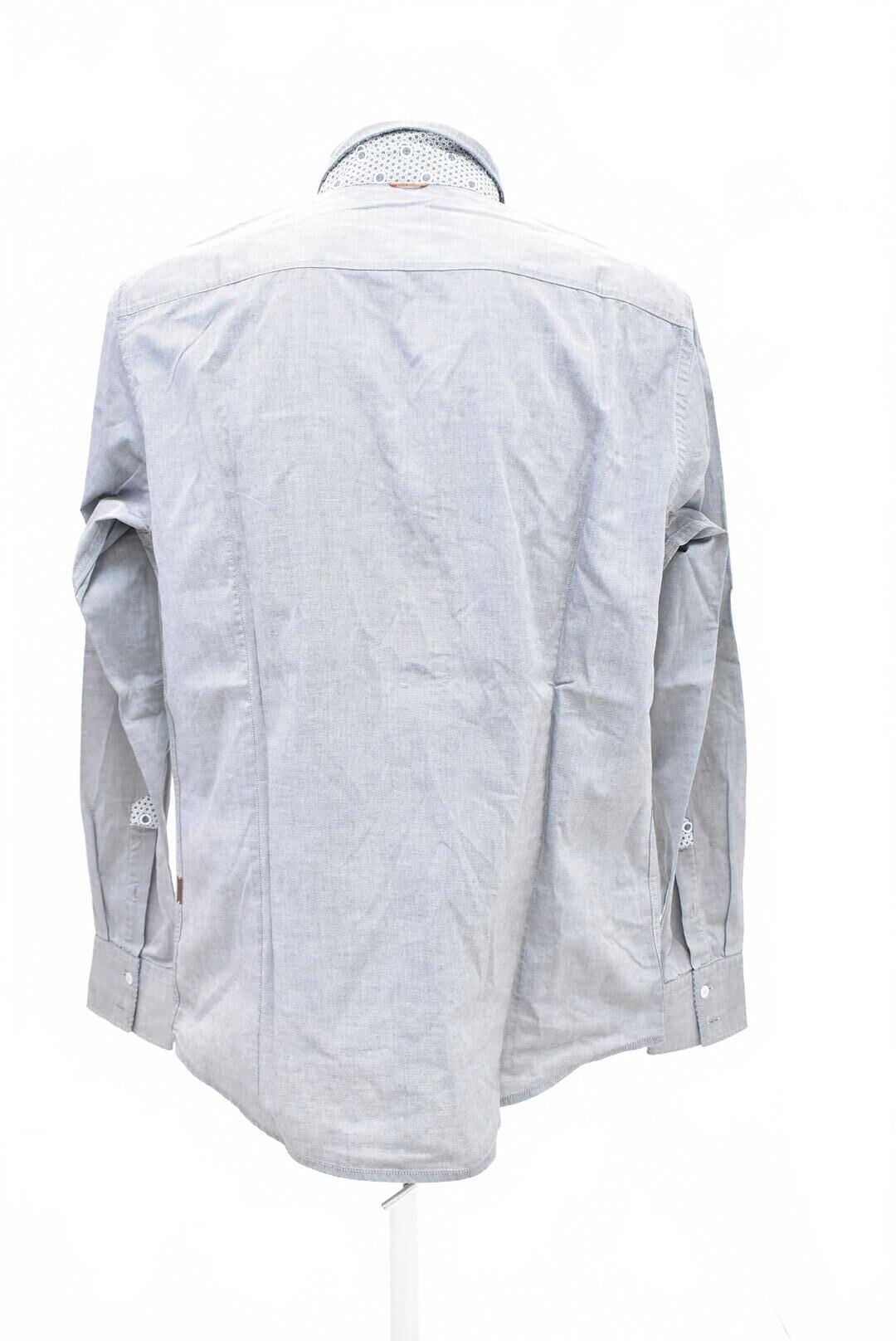 Pánská košile Hugo Boss, barva šedá, velikost XL