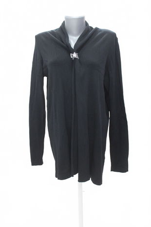 Dámský kardigan Flame, barva černá, velikost 2XL