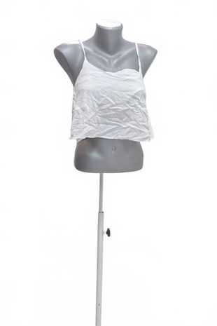 Dámský top Bershka, barva bílá, velikost S