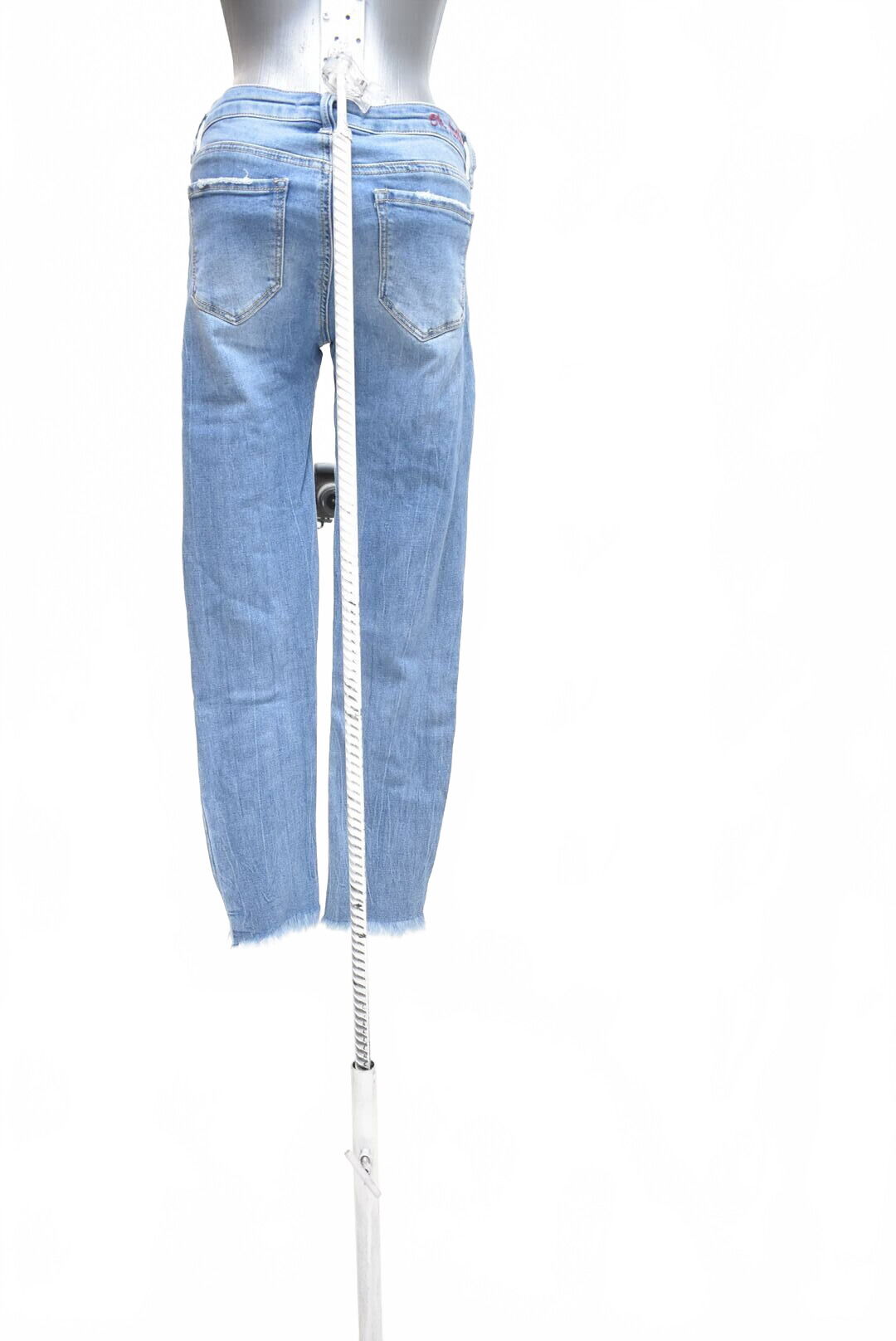 Dámské kalhoty Tally Weijl, barva denim, velikost 36