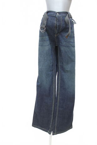 Pánské kalhoty George, barva denim, velikost 2XL