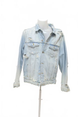 Pánská bunda Zara, barva denim, velikost XL