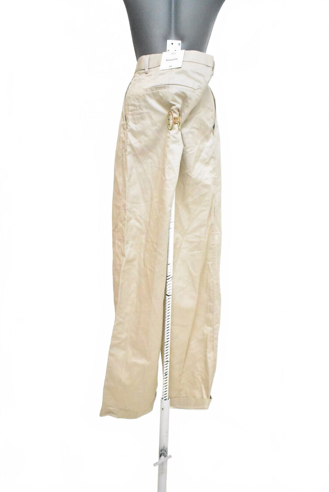 Pánské kalhoty H&M, barva béžová, velikost L