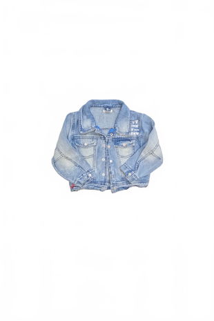 Chlapčenská bunda Genesis, farba denim, veľkosť 3-4 r
