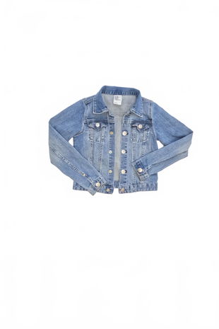 Chlapčenská bunda H&M, farba denim, veľkosť 128