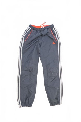 Chlapčenské nohavice Adidas, farba sivá, veľkosť 152