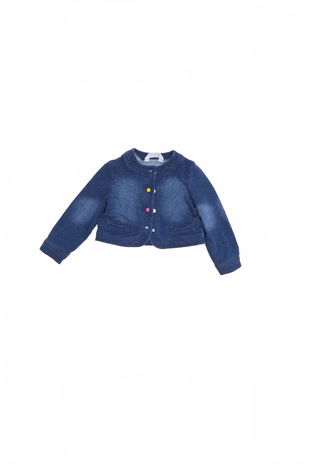 Dievčenská bunda Coccodrillo (Cdrl), farba denim, veľkosť 86