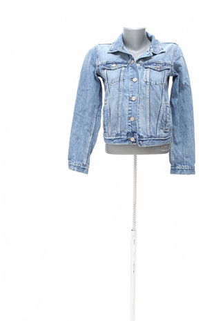 Dievčenská bunda Gap, farba denim, veľkosť 14-15 r