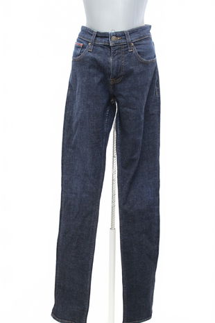 Pánske nohavice Tommy Jeans, farba denim, veľkosť S