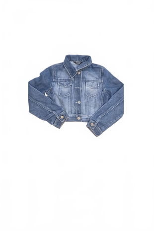 Dievčenská bunda George, farba denim, veľkosť 8-9 r