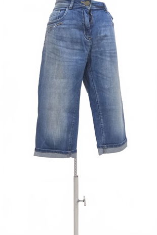Dámské tříčtvrťáky Charles Vögele, barva denim, velikost 38