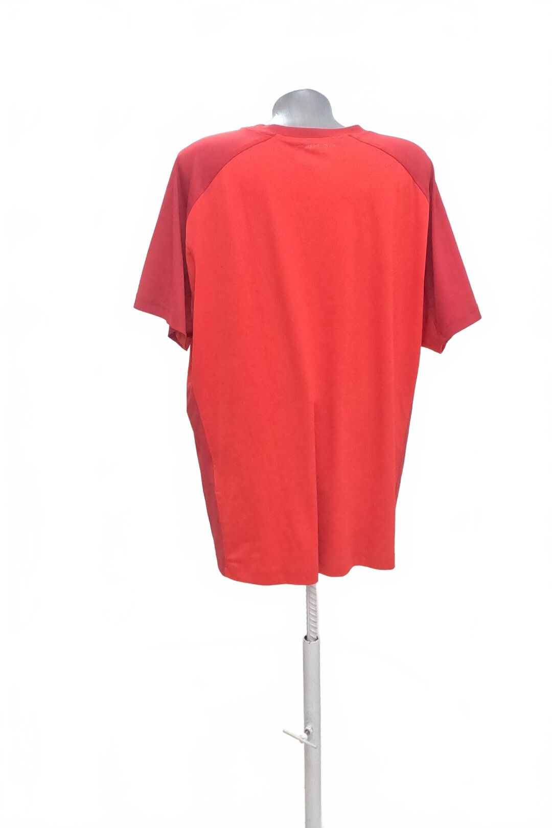 Dámské tričko Carra bez potisku, barva červená, velikost 2XL