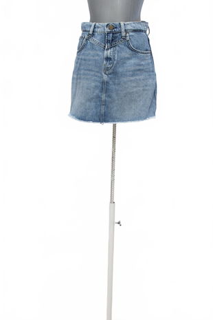 Dámská sukně Pepe Jeans, barva denim, velikost M