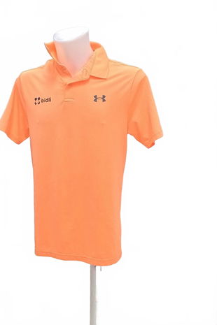 Pánské tričko Under Armour s potiskem, barva oranžová, velikost S