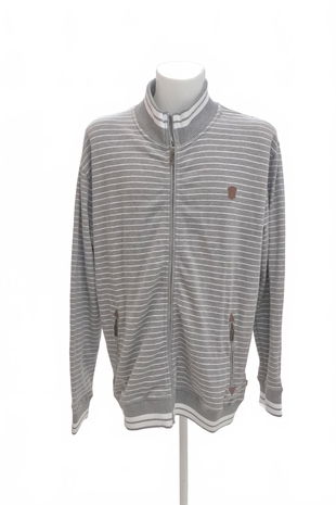 Pánská mikina Jtx bez potisku, barva pruhovaná, velikost 2XL