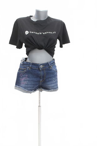 Dívčí kraťasy Y.f.k, barva denim, velikost 170