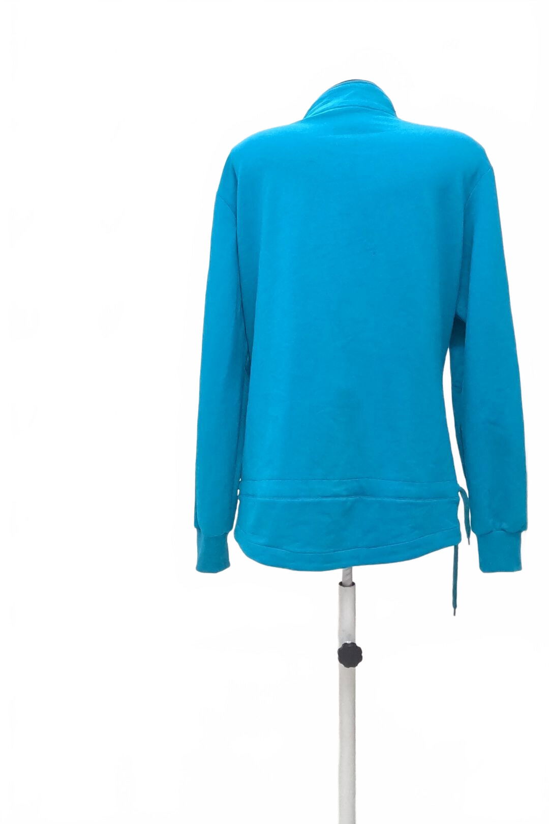 Dámská mikina Benter bez potisku, barva tyrkysová, velikost 3XL
