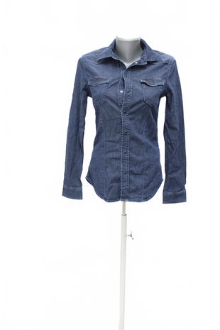 Dámská halenka Pepe Jeans, barva modrá, velikost S