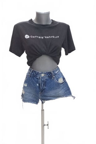 Dámské kraťasy Calliope, barva denim, velikost XL