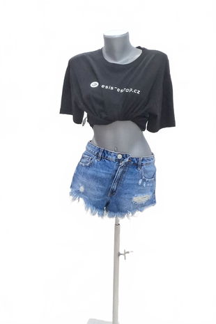 Dámské kraťasy Sinsay, barva denim, velikost 36