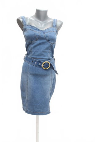 Dámské šaty Missguided, barva denim, velikost 38