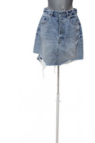 Dámská sukně Stradivarius, barva denim, velikost 40