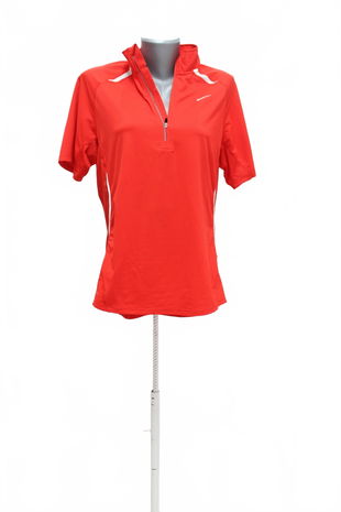 Dámské tričko Nike bez potisku, barva červená, velikost M