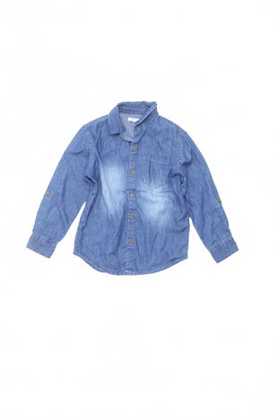 Chlapecká košile Sinsay, barva denim, velikost 116