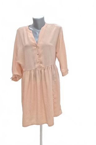 Dámské šaty Vero Moda, barva béžová, velikost S