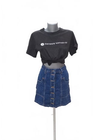 Dámská sukně Stradivarius, barva denim, velikost 34