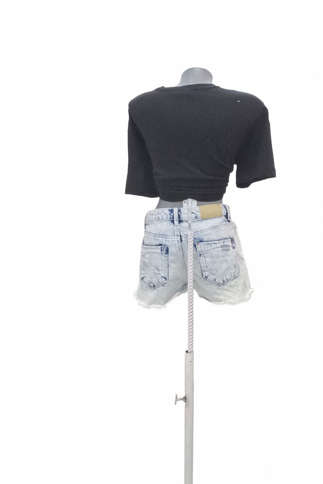 Dámské kraťasy Stradivarius, barva denim, velikost S