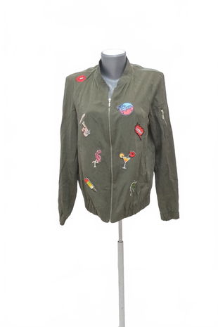 Dámská bunda Stradivarius, barva khaki, velikost M