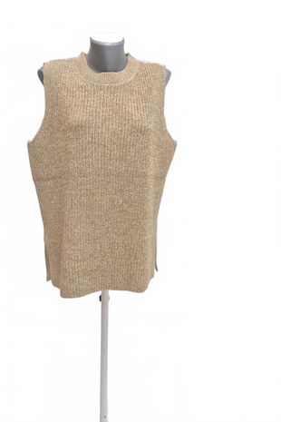 Dámská vesta Vero Moda, barva béžová, velikost M