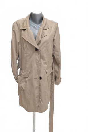 Dámský kabát Vero Moda, barva béžová, velikost XL