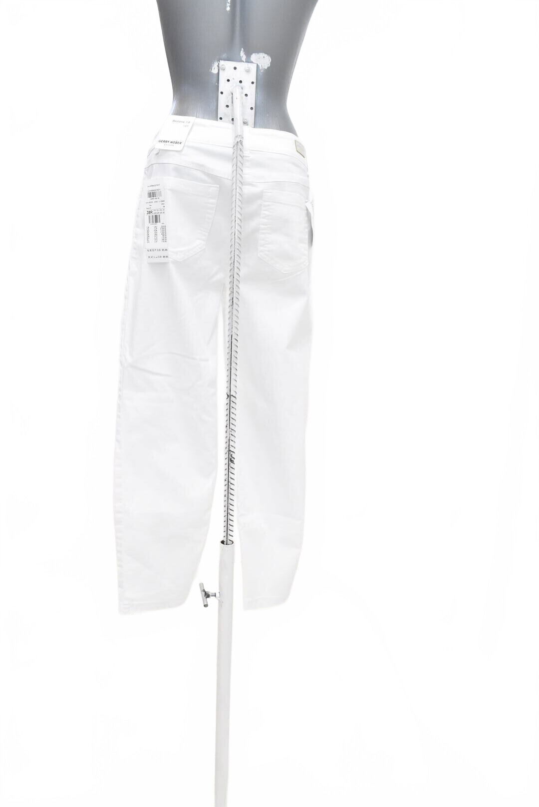 Dámské kalhoty Gerry Weber, barva bílá, velikost 38