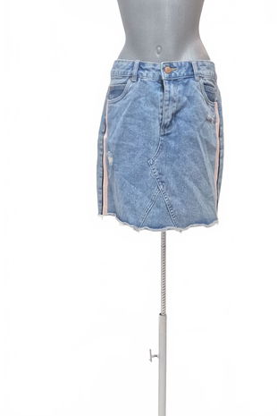 Dívčí sukně Page One, barva denim, velikost 164