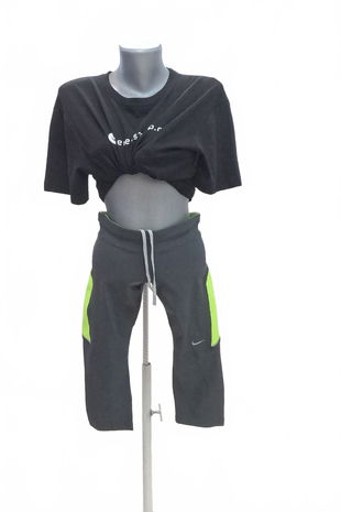 Dámské tříčtvrťáky Nike, barva vícebarevná, velikost S