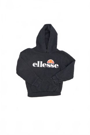 Chlapecká mikina Ellesse s potiskem, barva černá, velikost 128