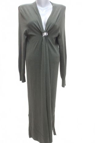 Dámský kardigan F&F, barva khaki, velikost L