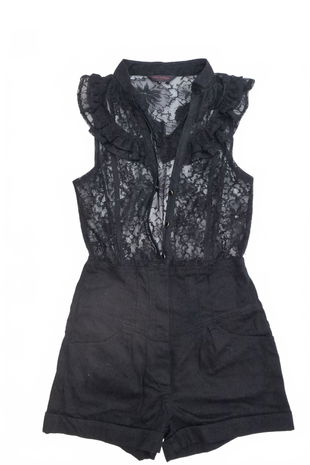 Dámský overal Miss Selfridge, barva černá, velikost 40