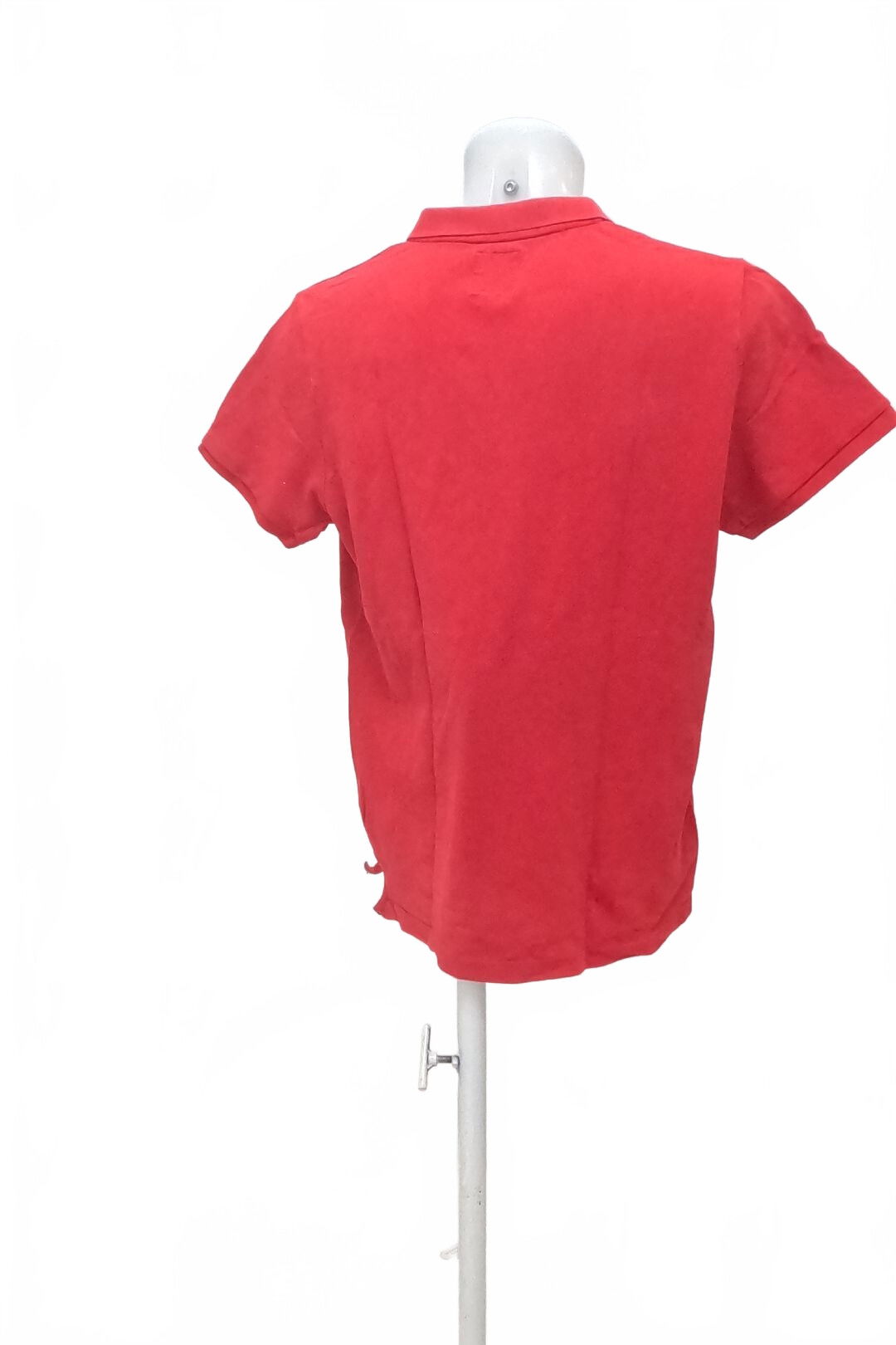 Pánské tričko Lee Cooper bez potisku, barva červená, velikost XL