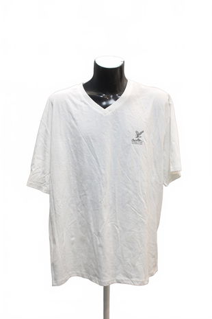 Pánské tričko Atlas For Men bez potisku, barva bílá, velikost 5XL
