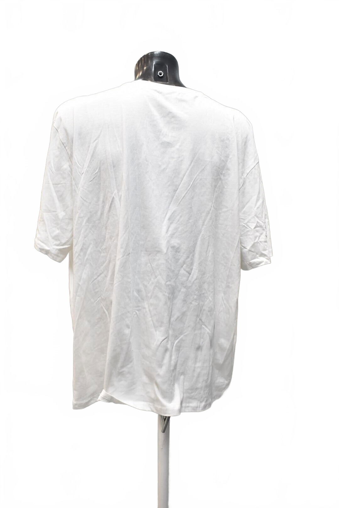 Pánské tričko Atlas For Men bez potisku, barva bílá, velikost 5XL