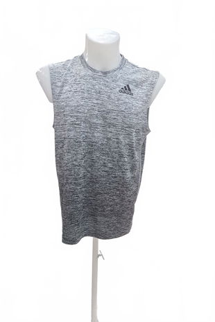 Pánske tričko Adidas bez potlače, farba vzorovaná, veľkosť M