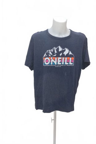 Pánske tričko O'neill s potlačou, farba modrá, veľkosť 2XL