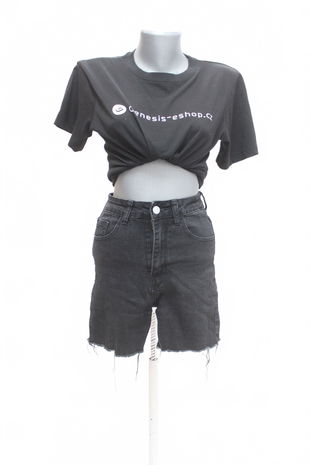 Dámske kraťasy Shein, farba denim, veľkosť XS
